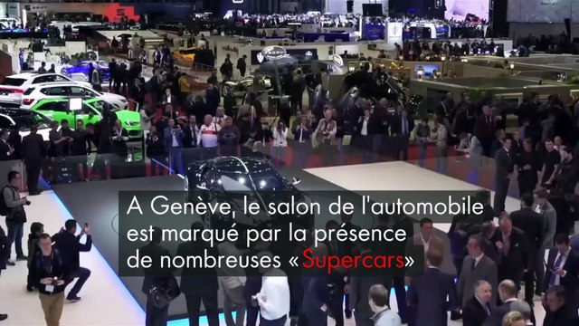 Salon de l'automobile : À Genève, les Supercars sont mises en avant
