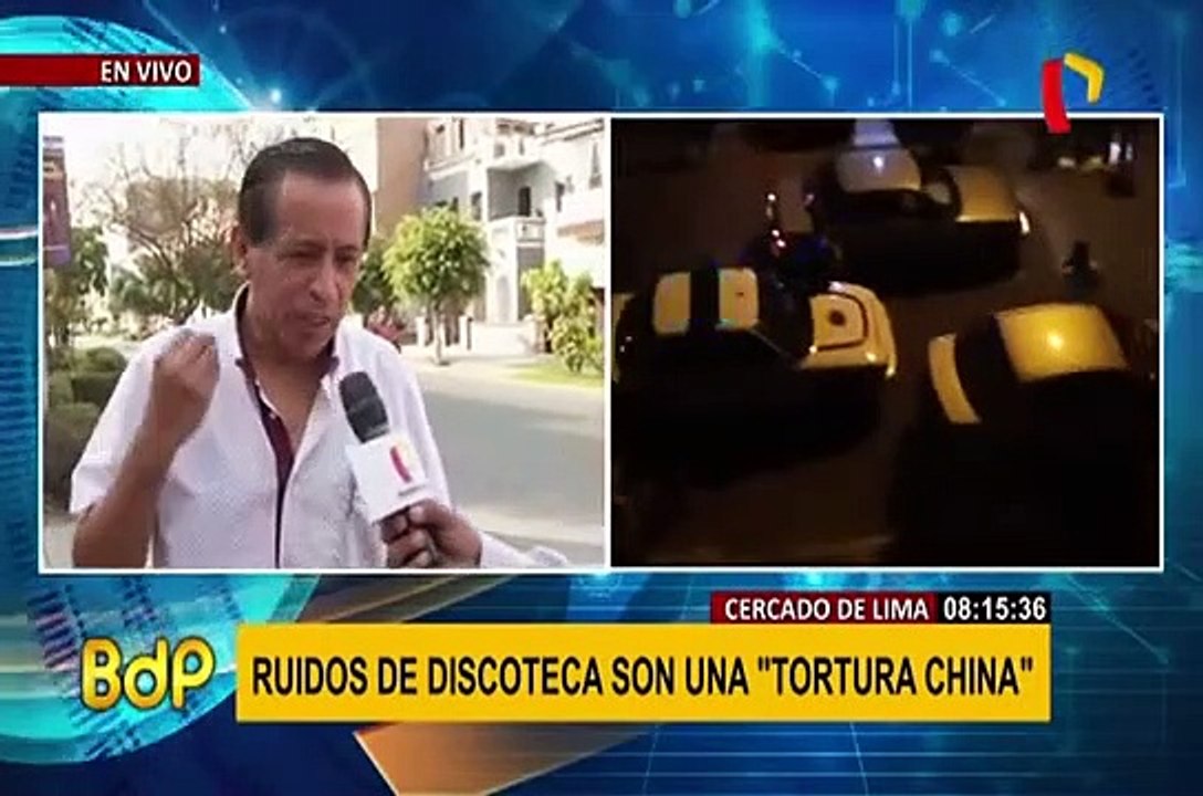 Cercado de Lima: vecinos protestan por intensos ruidos de discoteca