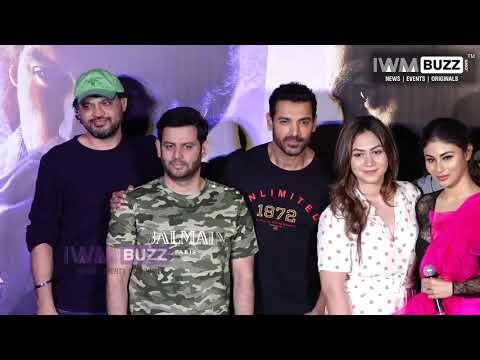 John Abraham and Mouni Roy at Launch of ROMEO AKBAR Walter