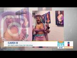 Cardi B se declara fan de Selena Quintanilla | Noticias con Francisco Zea