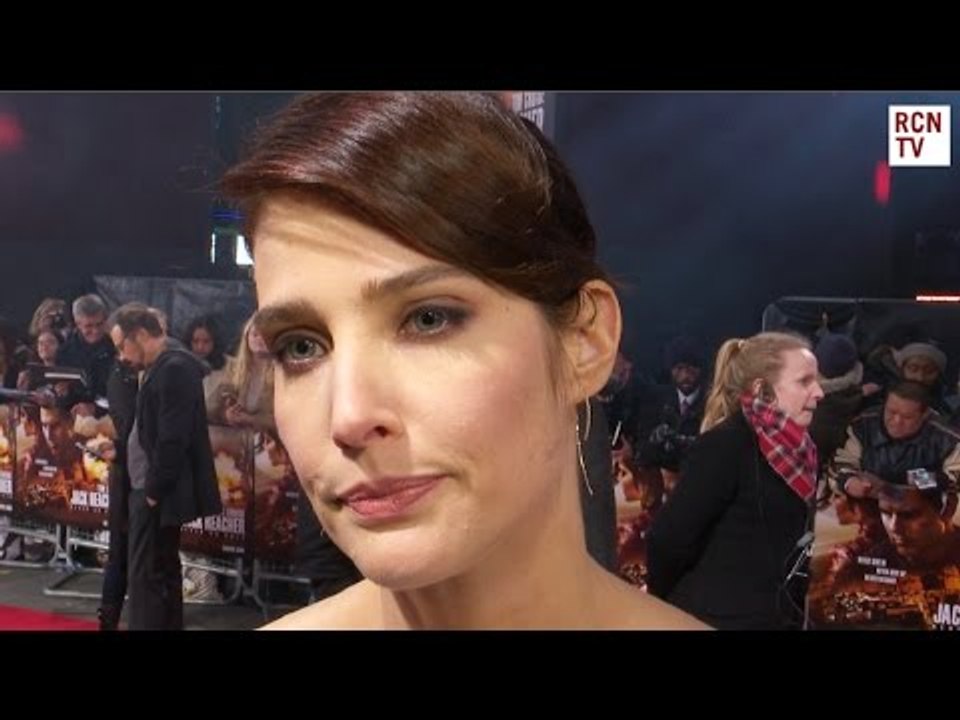Cobie Smulders Interview Jack Reacher Never Go Back Premeire