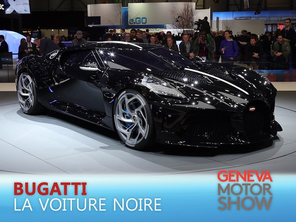 Bugatti La Voiture Noire en direct du salon de Genève 2019