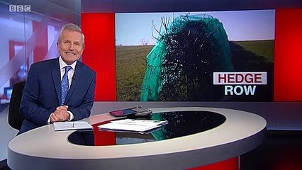 BBC1_Look North (East Yorkshire & Lincolnshire) evening news 4Mar19 - housing developer covered a hedgerow in netting