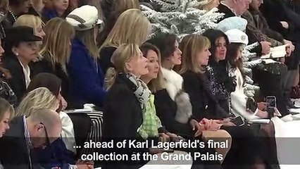 Lagerfeld's last Chanel collection walks in ski chalet scene