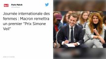 Journée internationale des droits des femmes. Emmanuel Macron remettra le premier « Prix Simone Veil »