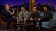 Jonas Brothers Make Epic Appearance on 'Late Late Show With James Corden' | Billboard News