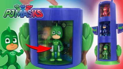 PJ Masks Gekko's Transforming Playset Headquarters w Greg || Keith's Toy Box