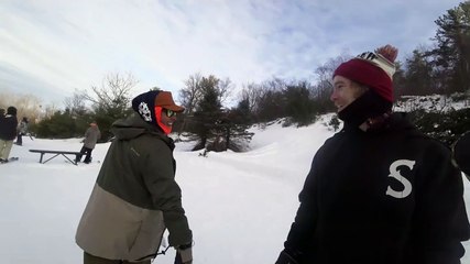 Snowboarding at Big Boulder Park
