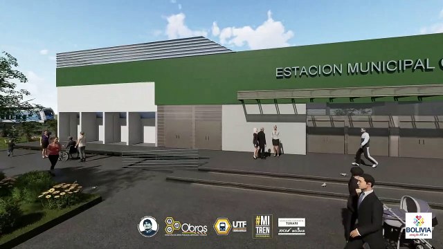 TREN METROPOLITANO - ESTACIÓN MUNICIPAL QUILLACOLLO BOLIVIA