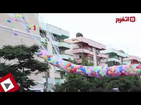 اتفرج | المئات يؤدون صلاة العيد بمسجد أبو بكر الصديق بشيراتون