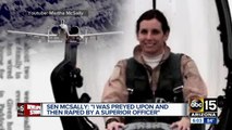 Senator Martha McSally tells Senate committee she was raped by a superior officer while in the Air Force