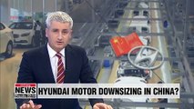 Hyundai Motor considers suspending one of its Chinese plants amid sales slump