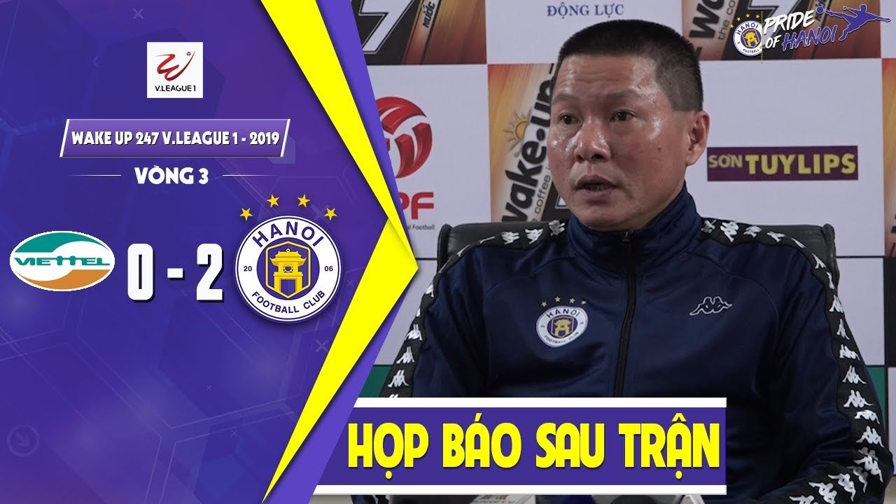 HLV Chu Đình Nghiêm: "Trọng tài đã lạm dụng thẻ trong trận Derby Thủ đô" | HANOI FC