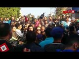 اتفرج | أهالي الضحايا يعتدون على ريهام سعيد أمام الكاتدرائية بالعباسية