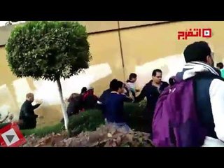 اتفرج | التعدي بالضرب علي لميس الحديدي أمام الكتدرائية