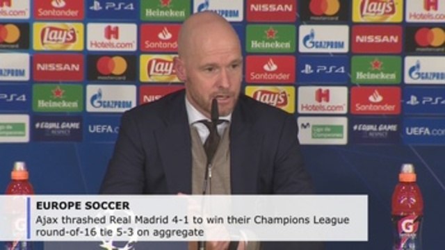 Real Madrid crash out of Champions League with loss to Ajax