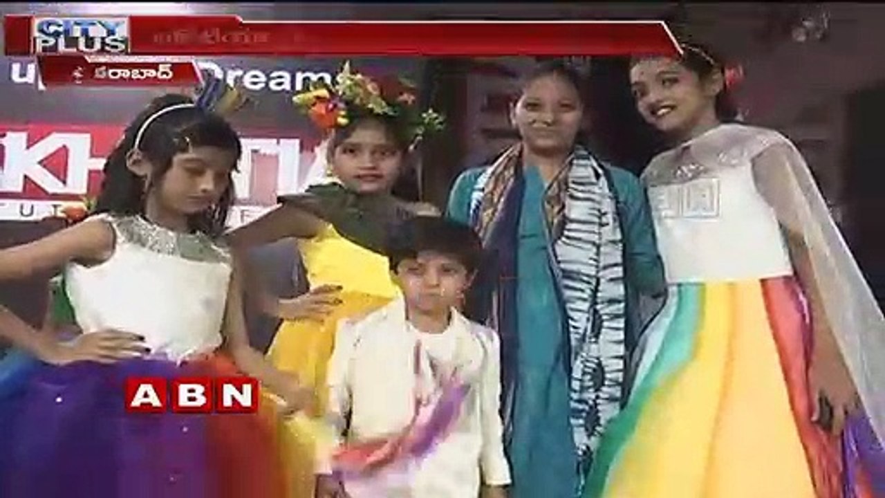 Kids Ramp walk in lakhotia fashion show | Hyderabad | ABN telugu