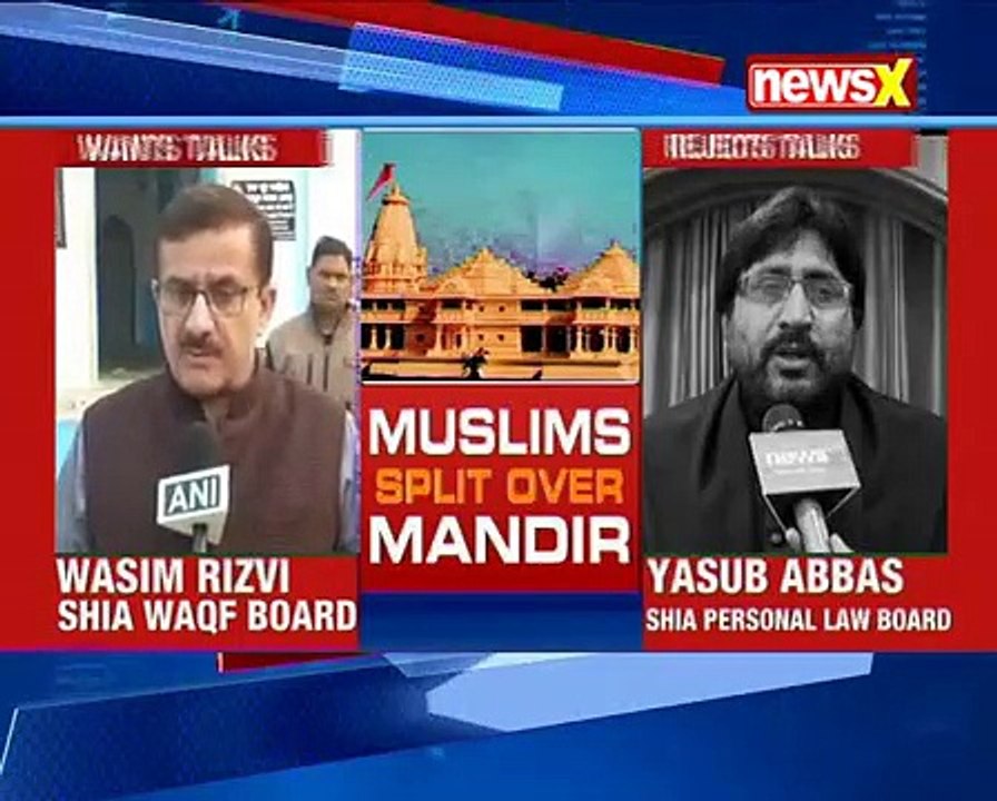 Do you believe an out-of-court settlement on the Ayodhya dispute is possible