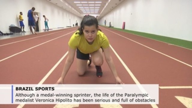 Brazilian Paralympic athlete Veronica Hipolito overcomes tumors, wins medals
