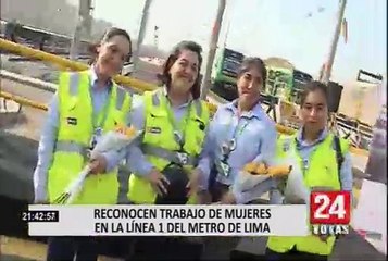 Rinden homenaje a conductoras de trenes de la Línea 1 del Metro
