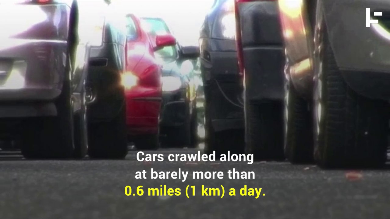This Is the Longest Traffic Jam In the World video Dailymotion