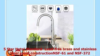 Kitchen Faucet Pull Down 3 Hole or 1 Hole with Cover Plate NSF61 and NSF372