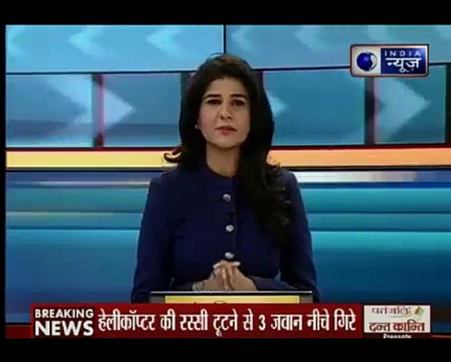 आर्मी परेड डे रिहर्सल के दौरान हादसा, हेलीकॉप्टर की रस्सी टूटने से 40 फुट की ऊंच