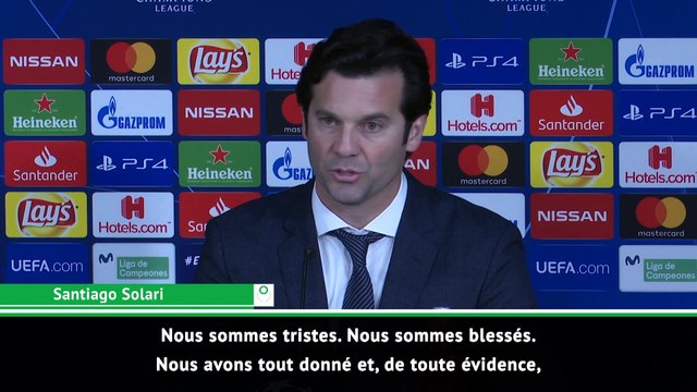 Santiago Solari abattu après l'élimination contre l'Ajax