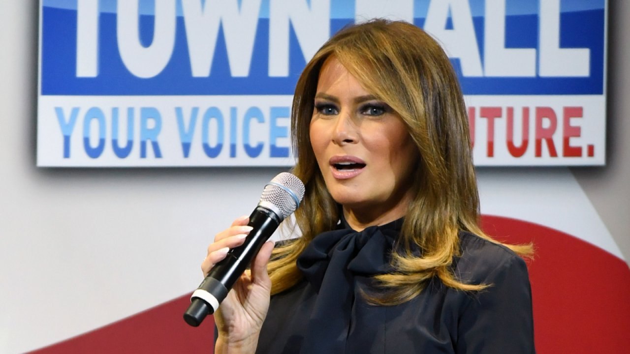 Melania Trump Echoes President, Rebukes Media While Discussing Opioid Epidemic