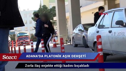 İlaç enjekte ettiği kadını bıçakladı