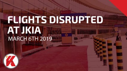 KQ Suspends Flights after JKIA Strike