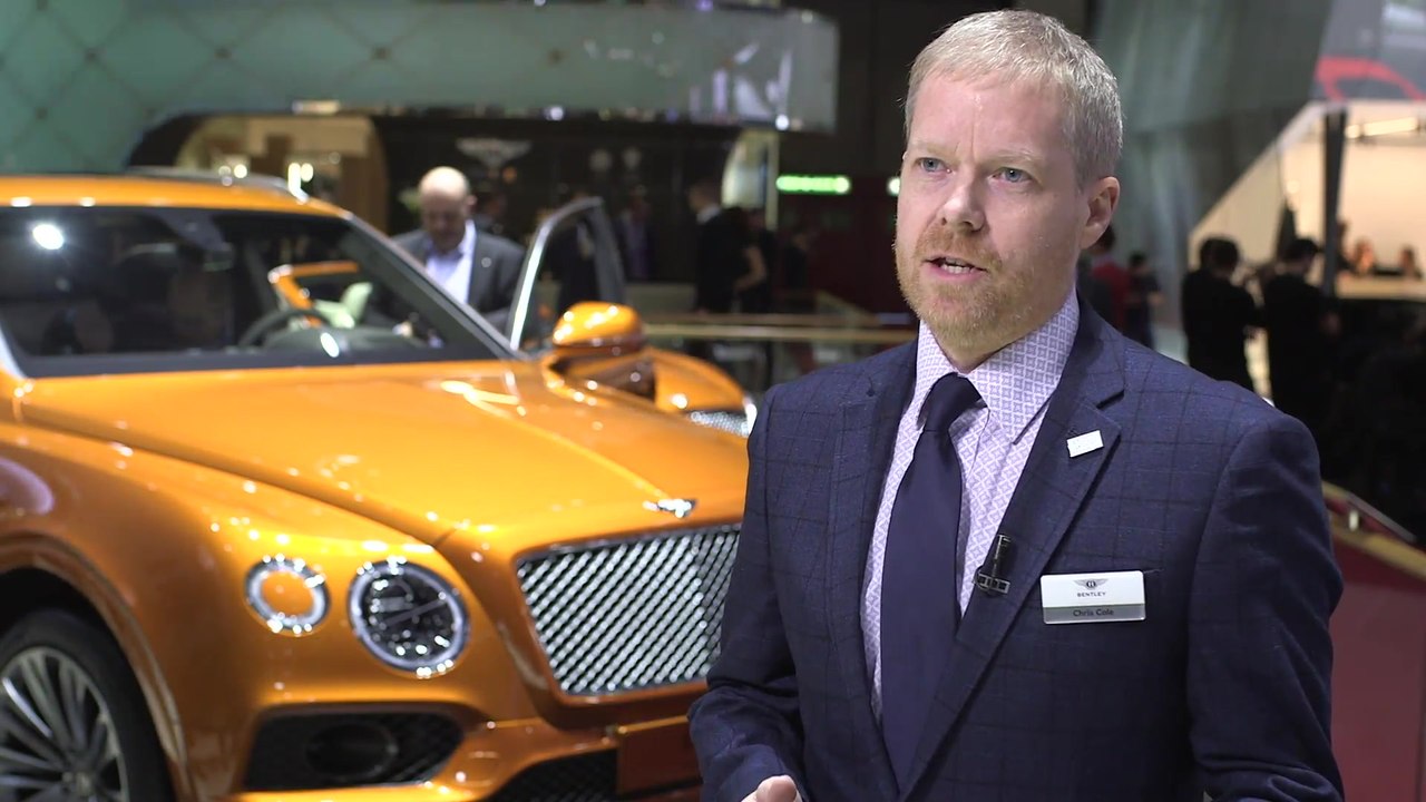 Bentley at Geneva Motor Show 2019 - Chris Cole