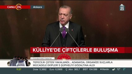 Cumhurbaşkanı Erdoğan Külliye'de