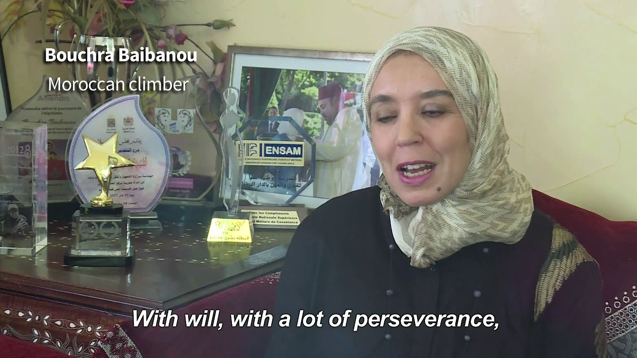 Moroccan climber inspires girls to conquer fears