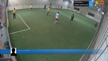 Faute de Jonathan - LES MICKEYS Vs VIENNE CAMPING CAR - 05/03/19 19:18 - LIGUE 4