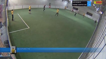 But de Fabien (1-6) - LES MICKEYS Vs VIENNE CAMPING CAR - 05/03/19 19:18 - LIGUE 4