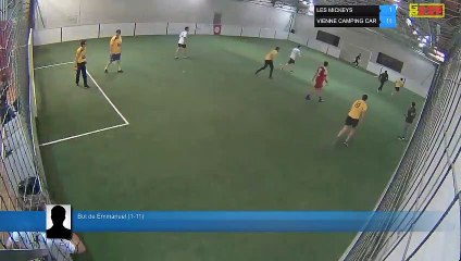 But de Emmanuel (1-11) - LES MICKEYS Vs VIENNE CAMPING CAR - 05/03/19 19:18 - LIGUE 4