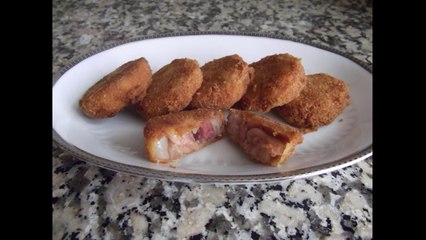 Breaded pig's trotters