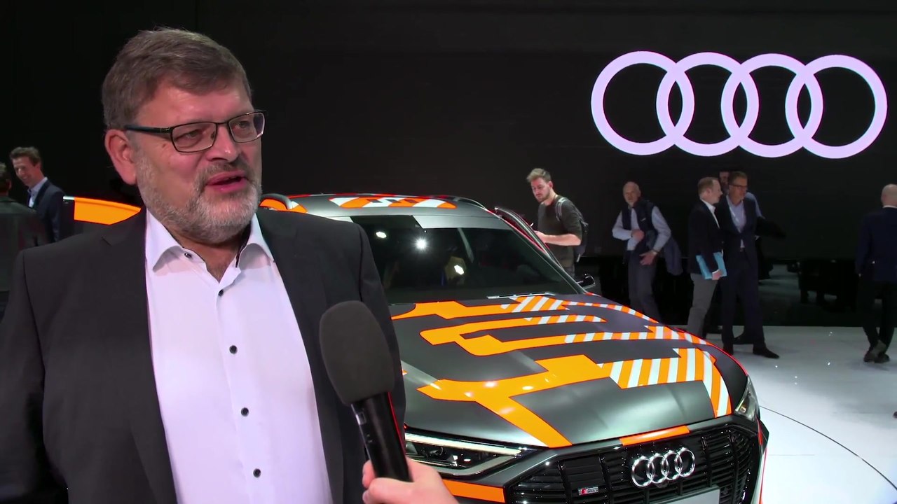 Audi auf dem Genfer Autosalon 2019 Interviews Hans-Joachim Rothenpieler