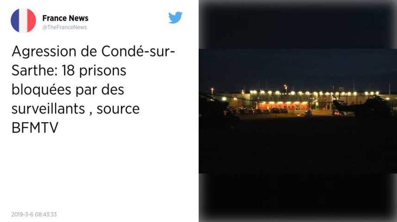 Attaque terroriste de Condé-sur-Sarthe. 18 prisons bloquées par des surveillants