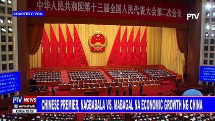 GLOBALITA: Chinese premier, nagbabala vs mabagal na economic growth ng China
