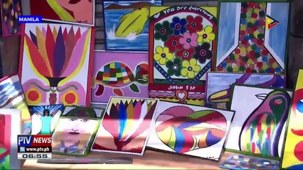 Natatanging pintor sa kalsada, viral sa social media