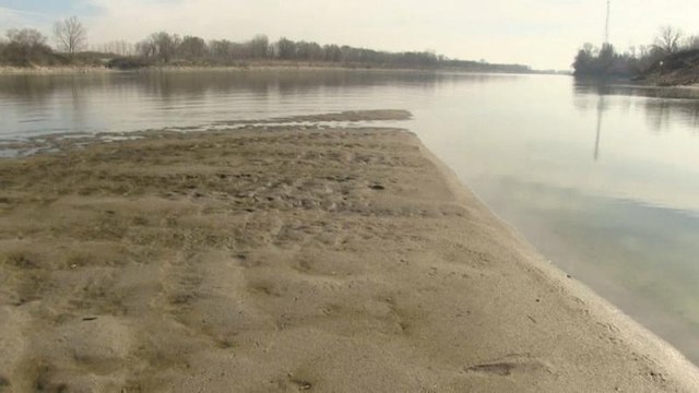 Caldo anomalo e siccità: il Po ai minimi termini