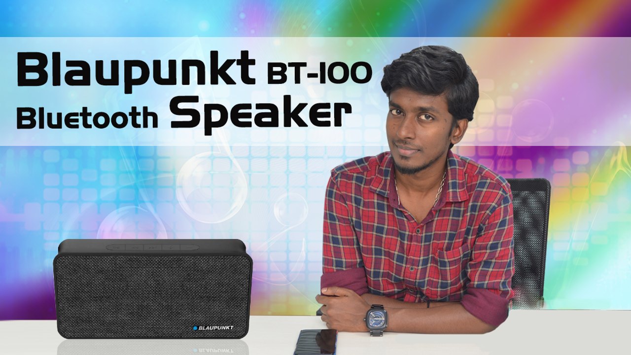 Blaupunkt BT-100 Bluetooth Speaker Complete Specs and Price Details.