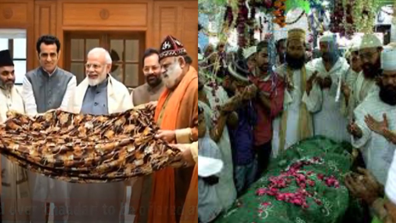 PM Modi की ओर से Mukhtar Abbas Naqvi ने चढ़ाई Ajmer Sharif दरगाह पर चादर | वनइंडिया हिंदी