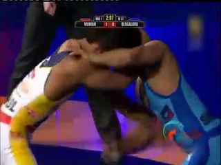 Pro Wrestling League 2015- Rahul Aware Vs Sandeep-14th Dec_