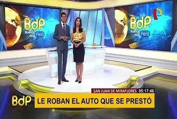 SJM: sujetos armados roban moderno auto en car wash