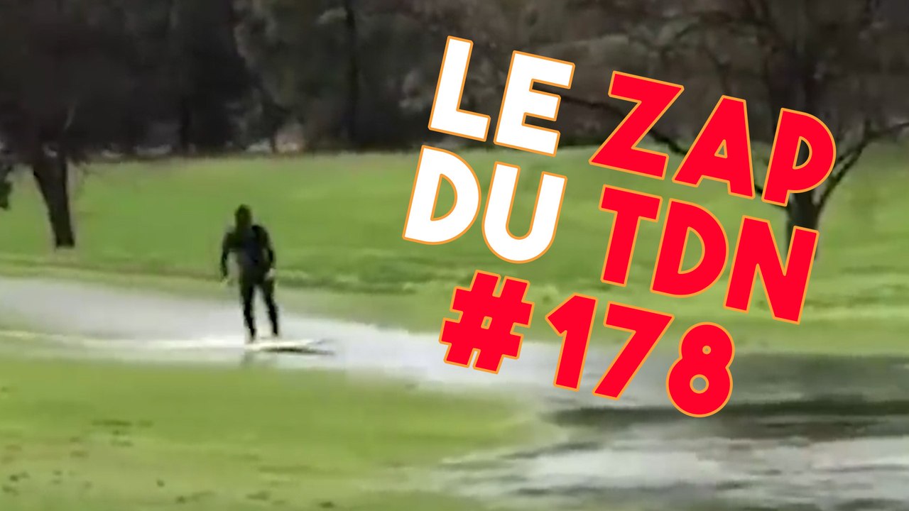 Il fait du surf... sur un cours d'eau ! - Le Zap du TDN #178