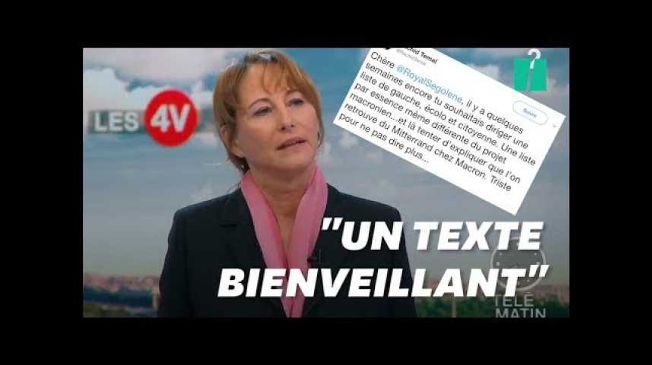 Le PS n'a pas loupé Ségolène Royal sur la tribune de Macron