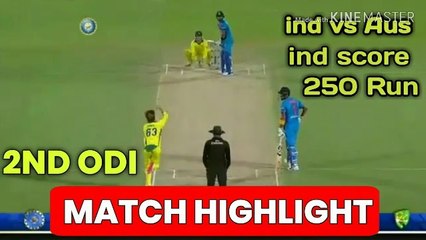 india vs australia 2nd ODI Full MATCH HIGHLIGHT 2019//ind vs Aus 2nd odi match highlight 2019